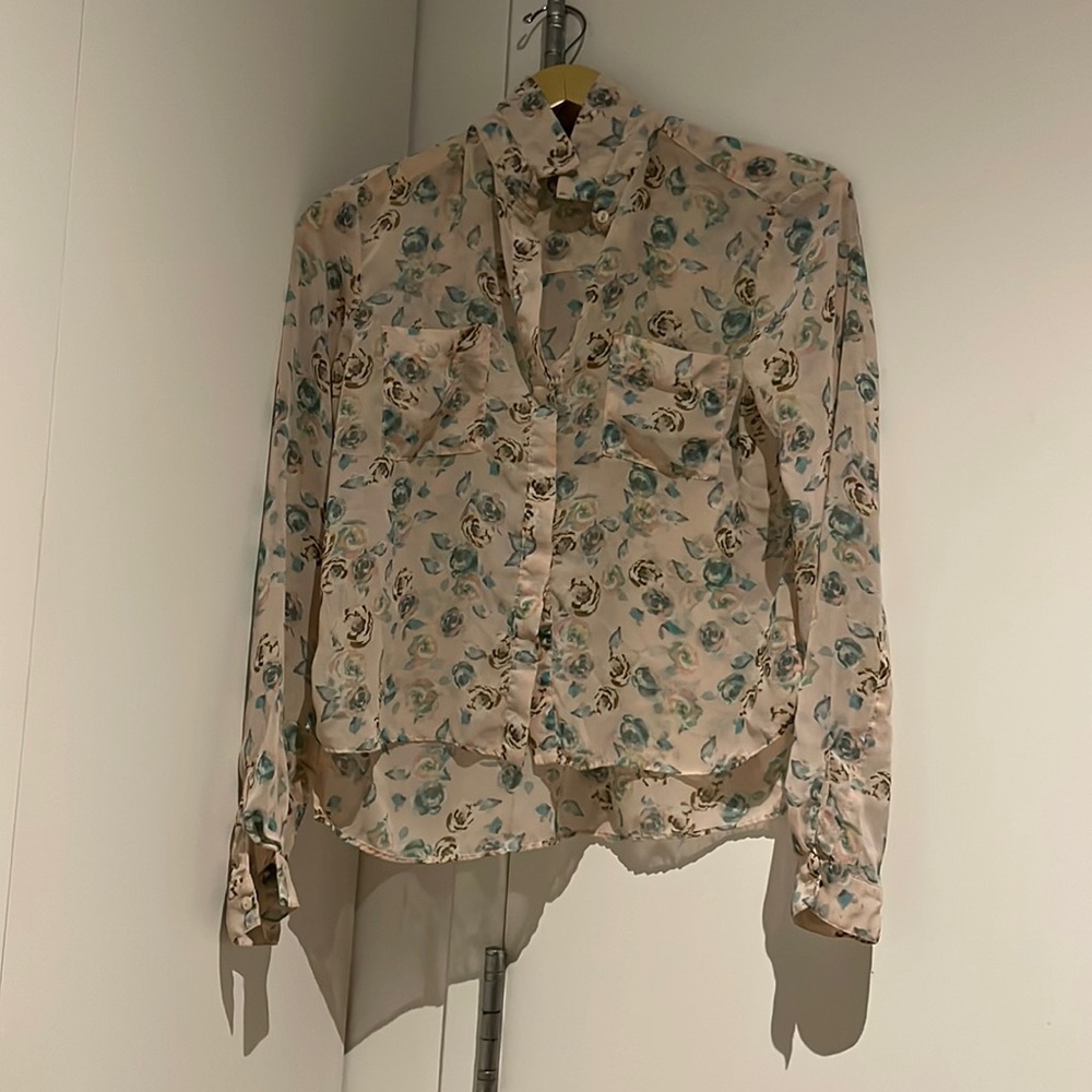 Floral Sheer Blouse